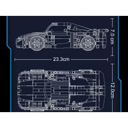 YONG LEXING 11005 non  KOENIGSEGG AGERA RS1 XE KÉO bộ đồ chơi xếp lắp ráp ghép mô hình  Kỹ Thuật Công Nghệ Cao Mô Hình Phương Tiện 514 khối