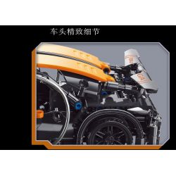 YONG LEXING 11004 non  BUGATTI VEYRON LÙI XE bộ đồ chơi xếp lắp ráp ghép mô hình  BUGATTI CHIRON Kỹ Thuật Công Nghệ Cao Mô Hình Phương Tiện 490 khối