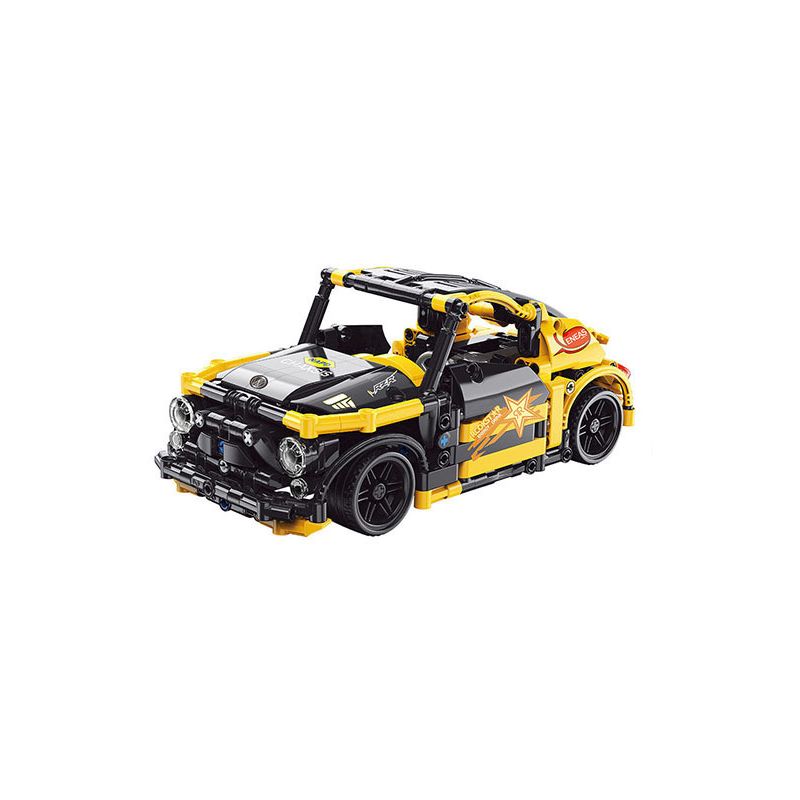 YONG LEXING 11003 non Lego BEETLE GRC KÉO LÙI XE bộ đồ chơi xếp lắp ráp ghép mô hình Technic GRC BEETLE Kỹ Thuật Công Nghệ Cao Mô Hình Phương Tiện 459 khối