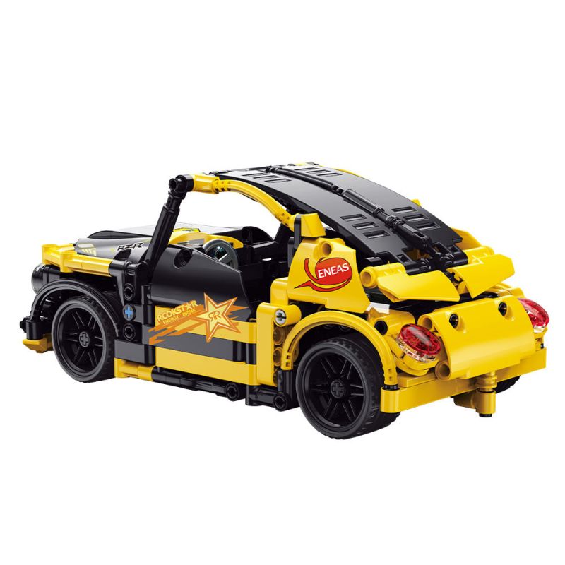YONG LEXING 11003 non  BEETLE GRC KÉO LÙI XE bộ đồ chơi xếp lắp ráp ghép mô hình  GRC BEETLE Kỹ Thuật Công Nghệ Cao Mô Hình Phương Tiện 459 khối