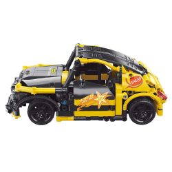 YONG LEXING 11003 non  BEETLE GRC KÉO LÙI XE bộ đồ chơi xếp lắp ráp ghép mô hình  GRC BEETLE Kỹ Thuật Công Nghệ Cao Mô Hình Phương Tiện 459 khối