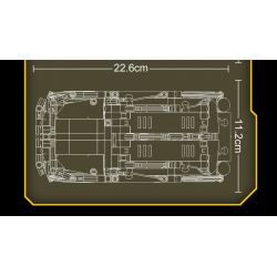 YONG LEXING 11003 non  BEETLE GRC KÉO LÙI XE bộ đồ chơi xếp lắp ráp ghép mô hình  GRC BEETLE Kỹ Thuật Công Nghệ Cao Mô Hình Phương Tiện 459 khối