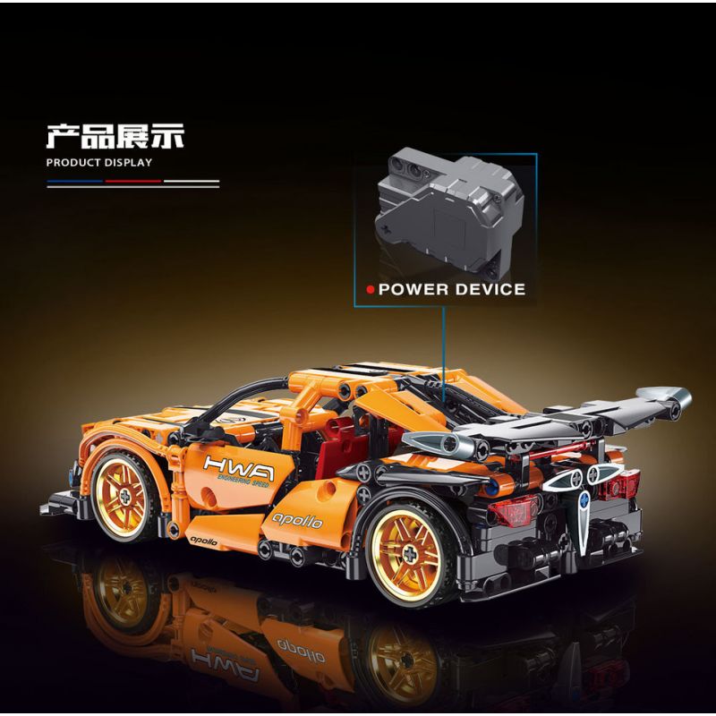 YONG LEXING 11002 non  XE LÙI APOLLO IE bộ đồ chơi xếp lắp ráp ghép mô hình  Kỹ Thuật Công Nghệ Cao Mô Hình Phương Tiện 478 khối