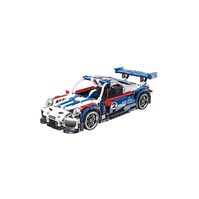 YONG LEXING 11001 non Lego XE KÉO PORSCHE 911 GT2 bộ đồ chơi xếp lắp ráp ghép mô hình Technic Kỹ Thuật Công Nghệ Cao Mô Hình Phương Tiện 450 khối