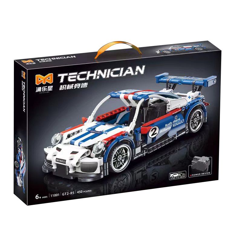 YONG LEXING 11001 non  XE KÉO PORSCHE 911 GT2 bộ đồ chơi xếp lắp ráp ghép mô hình  Kỹ Thuật Công Nghệ Cao Mô Hình Phương Tiện 450 khối