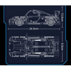 YONG LEXING 11001 non  XE KÉO PORSCHE 911 GT2 bộ đồ chơi xếp lắp ráp ghép mô hình  Kỹ Thuật Công Nghệ Cao Mô Hình Phương Tiện 450 khối