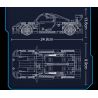 YONG LEXING 11001 non  XE KÉO PORSCHE 911 GT2 bộ đồ chơi xếp lắp ráp ghép mô hình  Kỹ Thuật Công Nghệ Cao Mô Hình Phương Tiện 450 khối