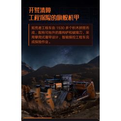 XIAOMI MITU MI ONEBOT XJXL07IQI 07IQI non  XE KỸ THUẬT TIÊN PHONG bộ đồ chơi xếp lắp ráp ghép mô hình  Kỹ Thuật Công Nghệ Cao Mô Hình Phương Tiện 1530 khối