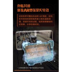 XIAOMI MITU MI ONEBOT XJXL07IQI 07IQI non  XE KỸ THUẬT TIÊN PHONG bộ đồ chơi xếp lắp ráp ghép mô hình  Kỹ Thuật Công Nghệ Cao Mô Hình Phương Tiện 1530 khối