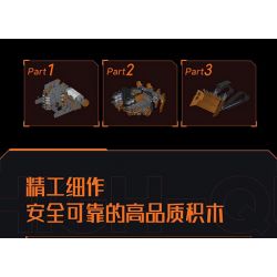 XIAOMI MITU MI ONEBOT XJXL07IQI 07IQI non  XE KỸ THUẬT TIÊN PHONG bộ đồ chơi xếp lắp ráp ghép mô hình  Kỹ Thuật Công Nghệ Cao Mô Hình Phương Tiện 1530 khối