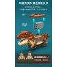 CADA DOUBLEE C59003 59003 non  TÀU ĐIỆN KHỦNG LONG XE LỬA JURASSIC TYRANNOSAURUS REX bộ đồ chơi xếp lắp ráp ghép mô hình 1039 khối