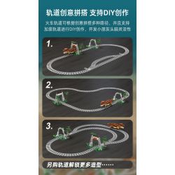 CADA DOUBLEE C59003 59003 non  TÀU ĐIỆN KHỦNG LONG XE LỬA JURASSIC TYRANNOSAURUS REX bộ đồ chơi xếp lắp ráp ghép mô hình 1039 khối