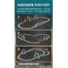 CADA DOUBLEE C59003 59003 non  TÀU ĐIỆN KHỦNG LONG XE LỬA JURASSIC TYRANNOSAURUS REX bộ đồ chơi xếp lắp ráp ghép mô hình 1039 khối