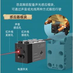 CADA DOUBLEE C59003 59003 non  TÀU ĐIỆN KHỦNG LONG XE LỬA JURASSIC TYRANNOSAURUS REX bộ đồ chơi xếp lắp ráp ghép mô hình 1039 khối