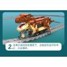 CADA DOUBLEE C59003 59003 non  TÀU ĐIỆN KHỦNG LONG XE LỬA JURASSIC TYRANNOSAURUS REX bộ đồ chơi xếp lắp ráp ghép mô hình 1039 khối
