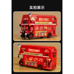 CADA DOUBLEE C59008 59008 non  XE BUÝT DU LỊCH CỔ ĐIỂN LUÂN ĐÔN bộ đồ chơi xếp lắp ráp ghép mô hình Creator Expert Chuyên Gia Sáng Tạo 1770 khối