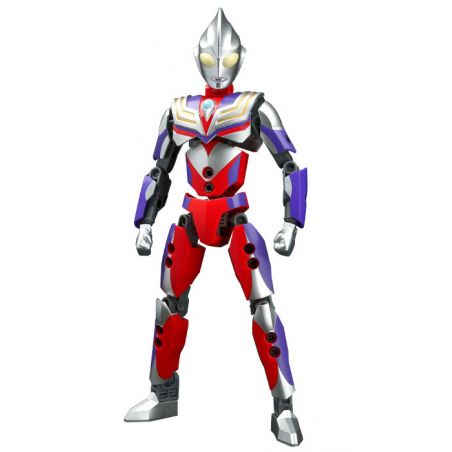 Enlighten 75017 Qman 75017 non  ULTRAMAN TIGA TỔNG HỢP bộ đồ chơi xếp lắp ráp ghép mô hình Vệ Binh Vũ Trụ Siêu Nhân Điện Quang