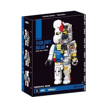 5002 non  GẤU BẠO LỰC bộ đồ chơi xếp lắp ráp ghép mô hình Movie & Game VIOLENT BEAR Phim Và Trò Chơi 2055 khối