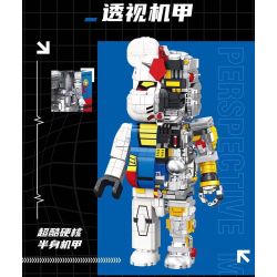 5002 non  GẤU BẠO LỰC bộ đồ chơi xếp lắp ráp ghép mô hình Movie & Game VIOLENT BEAR Phim Và Trò Chơi 2055 khối