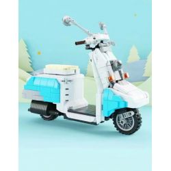 QIZHILE 85009 non  XE TAY GA TÊN LỬA RÙA bộ đồ chơi xếp lắp ráp ghép mô hình Creator JULLO MOTO Sáng Tạo