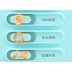 QIZHILE 85009 non  XE TAY GA TÊN LỬA RÙA bộ đồ chơi xếp lắp ráp ghép mô hình Creator JULLO MOTO Sáng Tạo