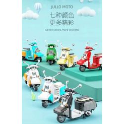 QIZHILE 85009 non  XE TAY GA TÊN LỬA RÙA bộ đồ chơi xếp lắp ráp ghép mô hình Creator JULLO MOTO Sáng Tạo