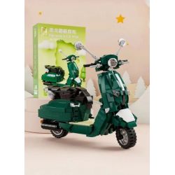 QIZHILE 85007 non  XE TAY GA DJANGO bộ đồ chơi xếp lắp ráp ghép mô hình Creator DJENGO LCT 150 Sáng Tạo