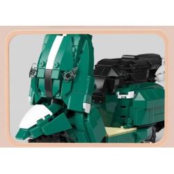 QIZHILE 85007 non  XE TAY GA DJANGO bộ đồ chơi xếp lắp ráp ghép mô hình Creator DJENGO LCT 150 Sáng Tạo