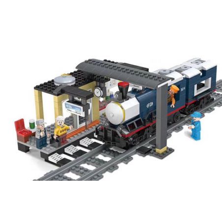 FORANGE FC3614 3614 non  GA XE LỬA bộ đồ chơi xếp lắp ráp ghép mô hình Trains THE TRAIN Tàu Hỏa 545 khối