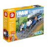 FORANGE FC3607 3607 non  TÀU CHỞ KHÁCH CÁ VOI XANH bộ đồ chơi xếp lắp ráp ghép mô hình Trains THE TRAIN Tàu Hỏa 327 khối