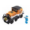 FORANGE FC3604 3604 non  TÀU KÉO KHẨN CẤP bộ đồ chơi xếp lắp ráp ghép mô hình Trains THE TRAIN Tàu Hỏa 163 khối