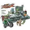 GUDI 8021 non  KỴ BINH TẤN CÔNG bộ đồ chơi xếp lắp ráp ghép mô hình Military Army FIREWIRE Quân Sự Bộ Đội 80 khối