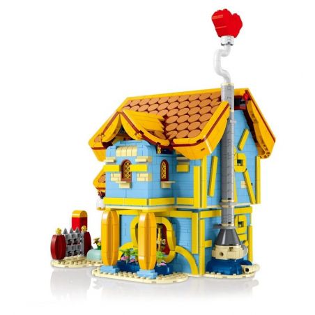 MorkModel 031053 Mork Model 031053 non  BIỆT THỰ TÌNH YÊU bộ đồ chơi xếp lắp ráp ghép mô hình TOONCITY TOWNHOUSE 2410 khối