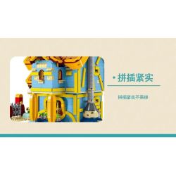 MorkModel 031053 Mork Model 031053 non  BIỆT THỰ TÌNH YÊU bộ đồ chơi xếp lắp ráp ghép mô hình TOONCITY TOWNHOUSE 2410 khối