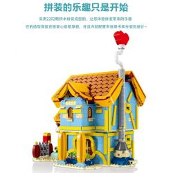 MorkModel 031053 Mork Model 031053 non  BIỆT THỰ TÌNH YÊU bộ đồ chơi xếp lắp ráp ghép mô hình TOONCITY TOWNHOUSE 2410 khối