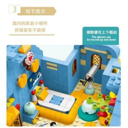 MorkModel 031053 Mork Model 031053 non  BIỆT THỰ TÌNH YÊU bộ đồ chơi xếp lắp ráp ghép mô hình TOONCITY TOWNHOUSE 2410 khối