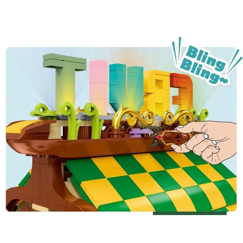 MorkModel 031052 Mork Model 031052 non  CỬA HÀNG HOA QUẢ bộ đồ chơi xếp lắp ráp ghép mô hình TOONCITY FRUIT HOUSE 1638 khối