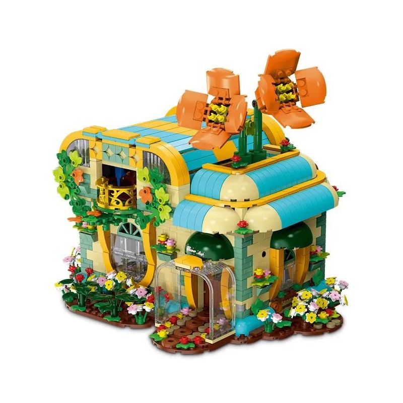 MorkModel 031051 Mork Model 031051 non Lego CỬA HÀNG HOA bộ đồ chơi xếp lắp ráp ghép mô hình TOONCITY FLORIST 2102 khối