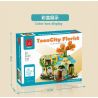 MorkModel 031051 Mork Model 031051 non  CỬA HÀNG HOA bộ đồ chơi xếp lắp ráp ghép mô hình TOONCITY FLORIST 2102 khối