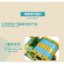 MorkModel 031051 Mork Model 031051 non  CỬA HÀNG HOA bộ đồ chơi xếp lắp ráp ghép mô hình TOONCITY FLORIST 2102 khối