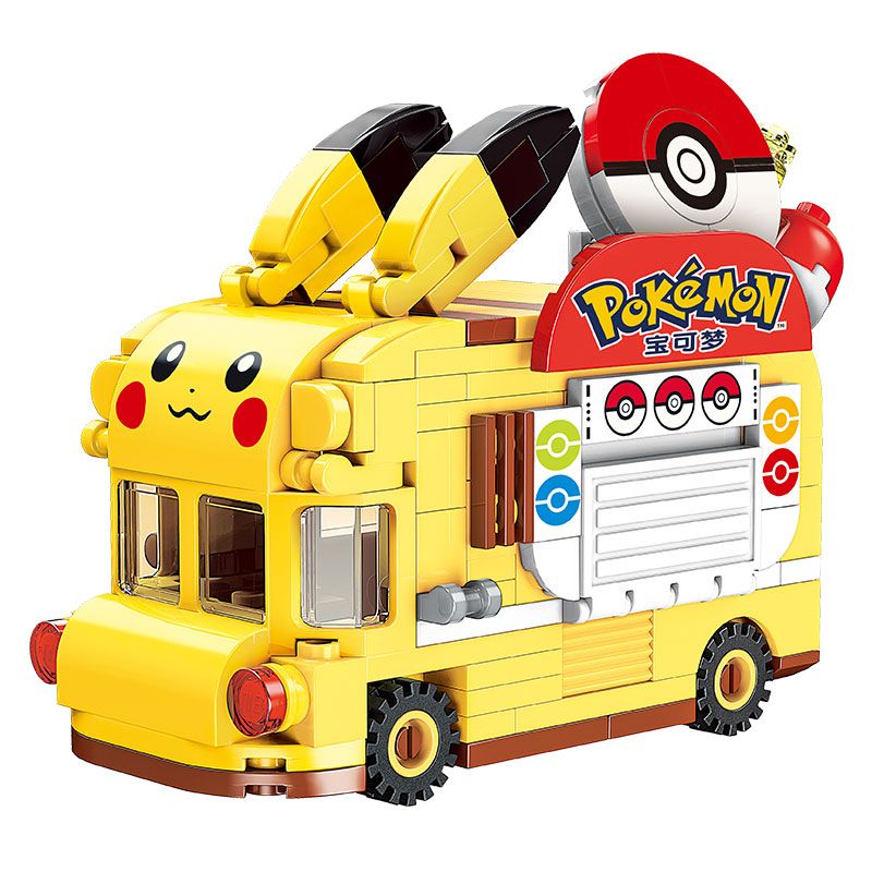 KEEPPLEY K20214 20214 non Lego XE CHỌC BÓNG MINI PHONG CÁCH PIKACHU bộ đồ chơi xếp lắp ráp ghép mô hình Pokémon POKEMON