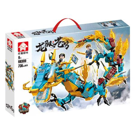 LEYI 68309 non  SHENLONG KẺ THỐNG TRỊ RỒNG bộ đồ chơi xếp lắp ráp ghép mô hình 736 khối