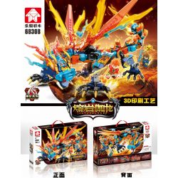 LEYI 68308 non  RỒNG: RỒNG DUNG NHAM bộ đồ chơi xếp lắp ráp ghép mô hình LAVA DRAGON 786 khối