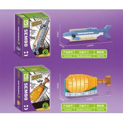 SEMBO 610023 non  CÁ THU ĐAO bộ đồ chơi xếp lắp ráp ghép mô hình Fridge Refrigerator Magnets FRIDGE MAGNETS Nam Châm Dính Tủ Lạnh 58 khối