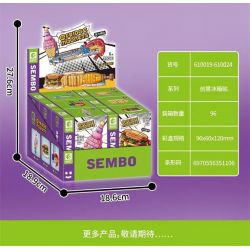 SEMBO 610023 non  CÁ THU ĐAO bộ đồ chơi xếp lắp ráp ghép mô hình Fridge Refrigerator Magnets FRIDGE MAGNETS Nam Châm Dính Tủ Lạnh 58 khối