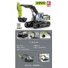 SEMBO 705103 non  MÁY XÚC bộ đồ chơi xếp lắp ráp ghép mô hình 236 khối