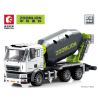 SEMBO 705100 non  XE TRỘN BÊ TÔNG bộ đồ chơi xếp lắp ráp ghép mô hình 222 khối