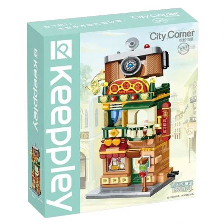 KEEPPLEY K28015 28015 non  CẢNH ĐƯỜNG PHỐ ĐẦY MÀU SẮC STUDIO ???NH TRUNG HOA DÂN QUỐC bộ đồ chơi xếp lắp ráp ghép mô hình Mini Modular Đường Phố Thu Nhỏ