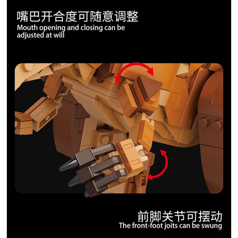 FORANGE FC6255 6255 non  KHỦNG LONG KHỔNG LỒ bộ đồ chơi xếp lắp ráp ghép mô hình Creator Expert GIGANOTOSAURUS Chuyên Gia Sáng Tạo 1013 khối