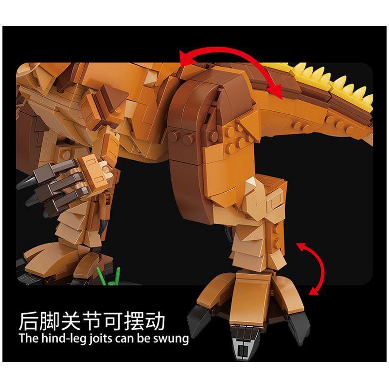 FORANGE FC6255 6255 non  KHỦNG LONG KHỔNG LỒ bộ đồ chơi xếp lắp ráp ghép mô hình Creator Expert GIGANOTOSAURUS Chuyên Gia Sáng Tạo 1013 khối